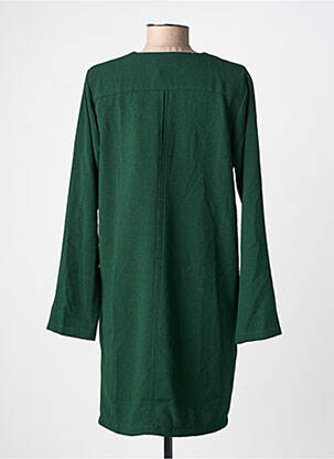 Robe courte manches longues manches longues vert PAKO LITTO femme