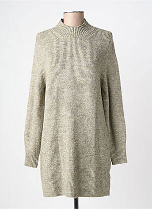 Pull tunique stretch manches longues gris ARTLOVE femme