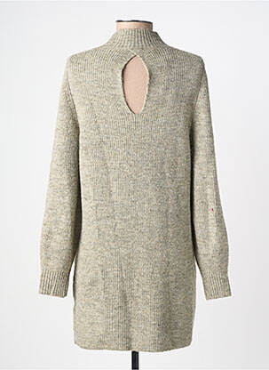 Pull tunique stretch manches longues gris ARTLOVE femme