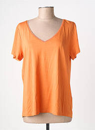 T-shirt coupe droite manches courtes orange LOLA ESPELETA femme