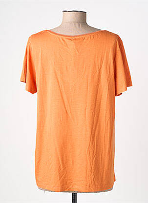 T-shirt coupe droite manches courtes orange LOLA ESPELETA femme