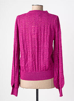 Gilet manches longues coupe cintrée violet KING LOUIE femme