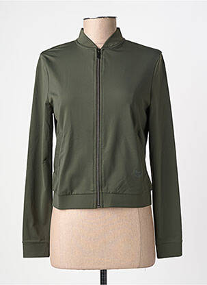 Veste casual col rond vert HBT femme