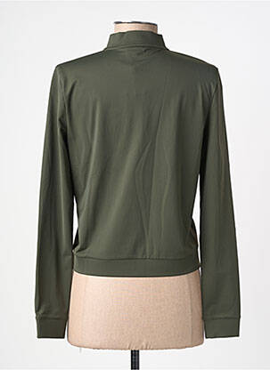 Veste casual col rond vert HBT femme