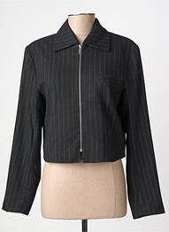 Veste casual finition intérieure doublée noir SOAKED femme