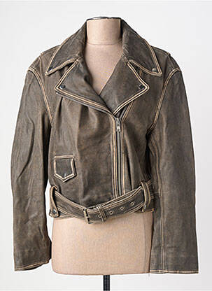 Blouson manches longues marron SOAKED femme