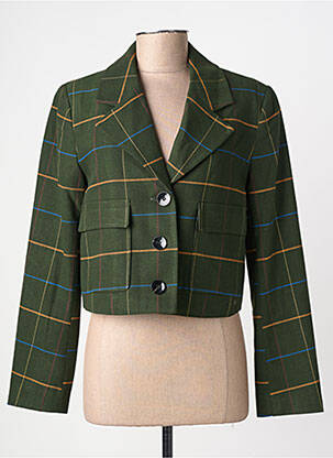 Blazer coupe cintrée vert SURKANA femme