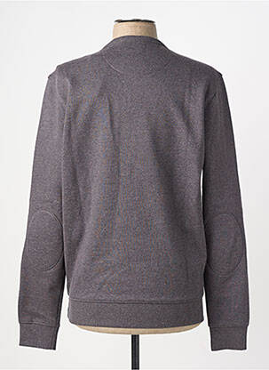 Sweat-shirt broderie manches longues gris BILLYBELT homme