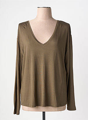 T-shirt manches longues manches longues vert SURKANA femme