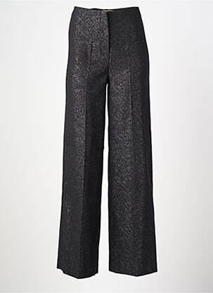 Pantalon flare stretch taille haute noir SOAKED femme