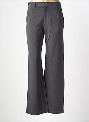 Pantalon flare stretch taille haute gris SURKANA femme