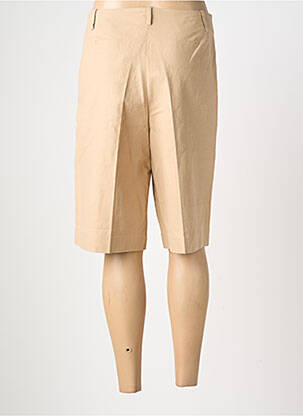 Bermuda taille à pinces taille haute beige SOAKED femme