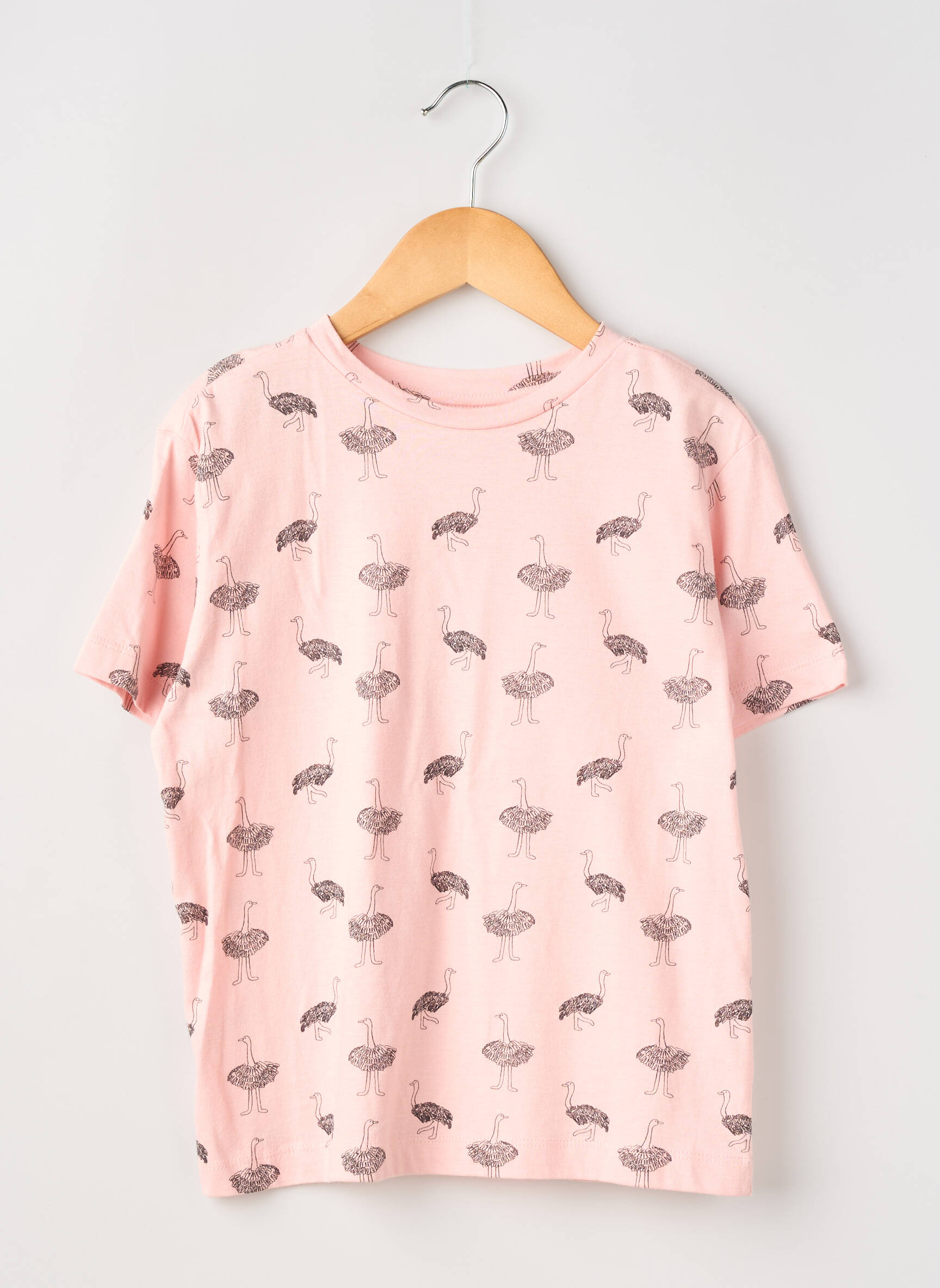 T-shirt coupe cintrée manches courtes rose COMPAÑIA FANTASTICA fille