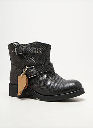 Bottines/boots talon bas talon de 4 à 6cm noir KOAH femme