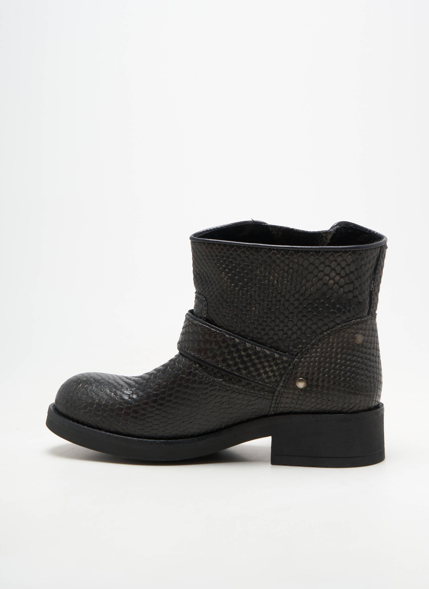 Bottines/boots talon bas talon de 4 à 6cm noir KOAH femme