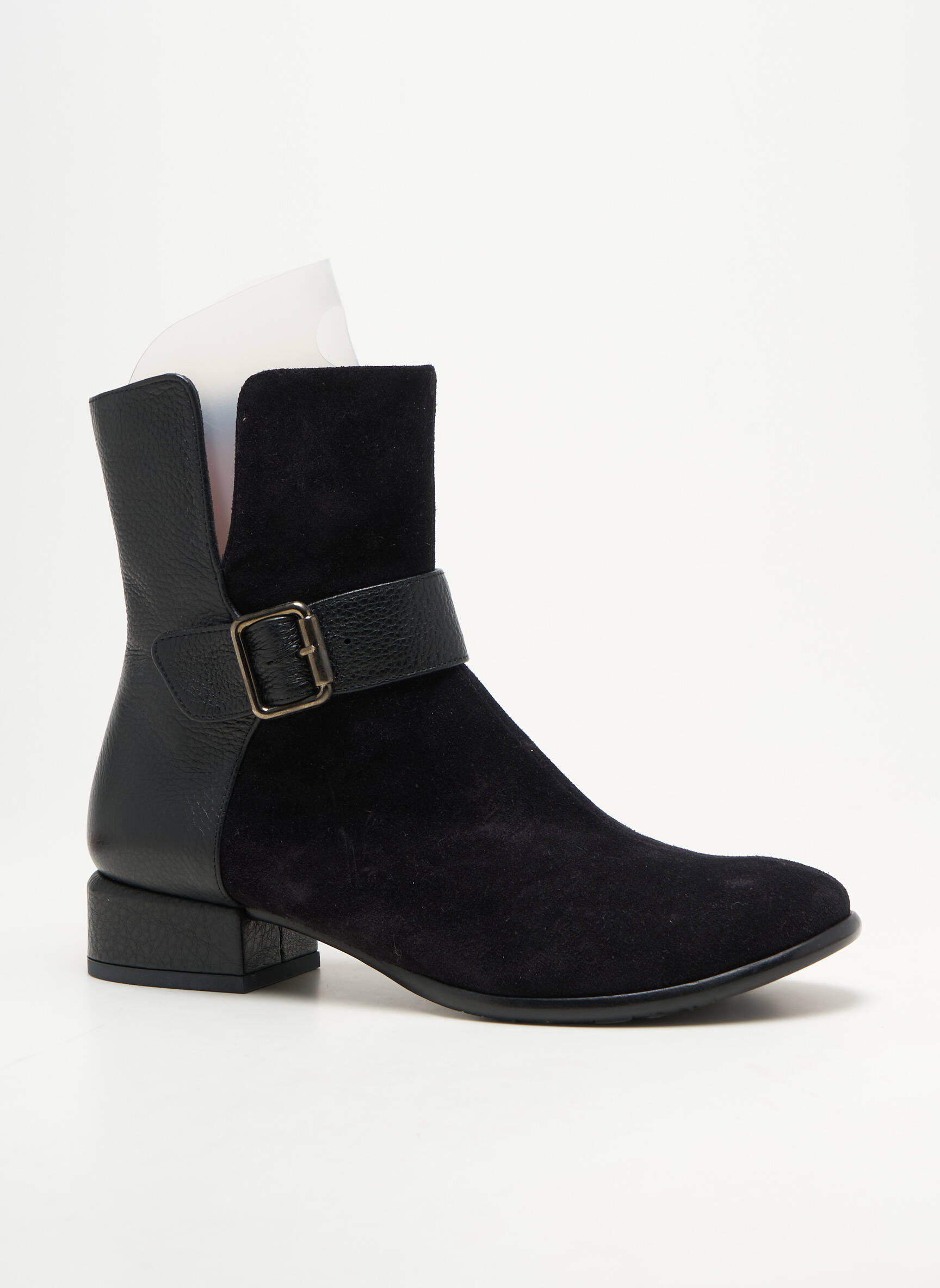 Bottines/boots talon bas talon plat jusqu'à 3cm noir CHIE MIHARA femme