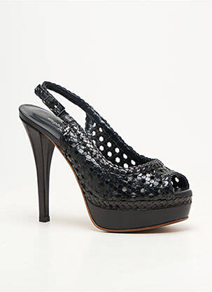 Escarpins fermeture boucle(s) talon haut de 10cm et plus noir STEPHANE KELIAN femme