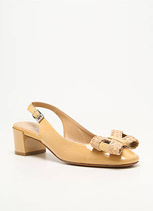 Escarpins fermeture boucle(s) talon de 4 à 6cm beige STEPHANE KELIAN femme