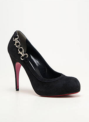 Escarpins talon aiguille talon haut de 10cm et plus noir LUCIANO PADOVAN femme