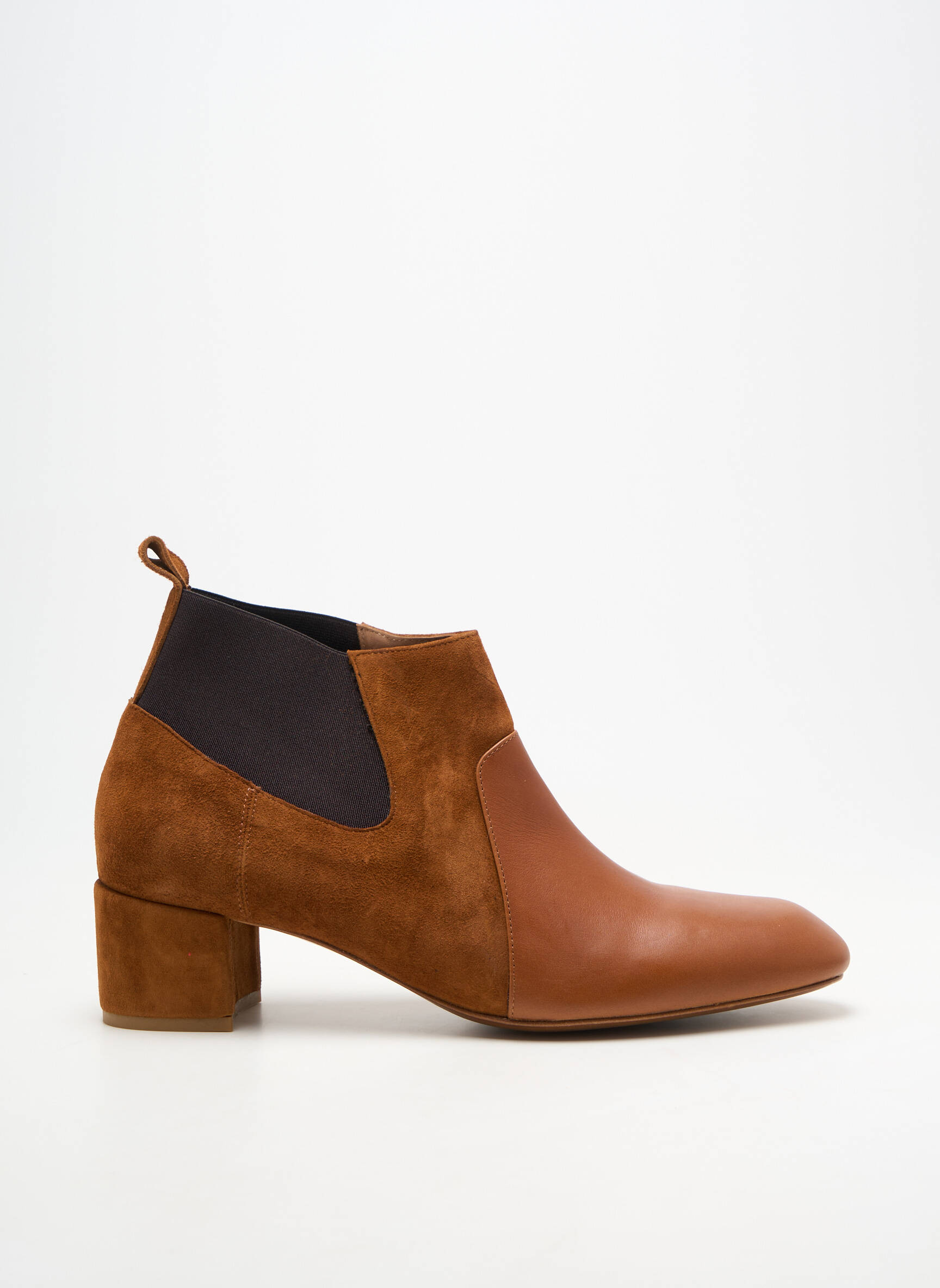 Bottines/boots bout rond talon de 4 à 6cm marron ESPACE femme