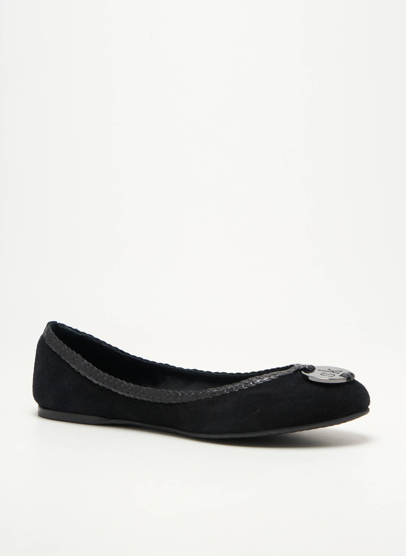 Ballerines matière lisse talon plat jusqu'à 3cm noir STEPHANE KELIAN femme