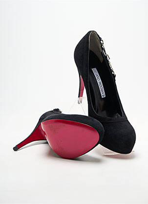 Escarpins talon aiguille talon haut de 10cm et plus noir LUCIANO PADOVAN femme