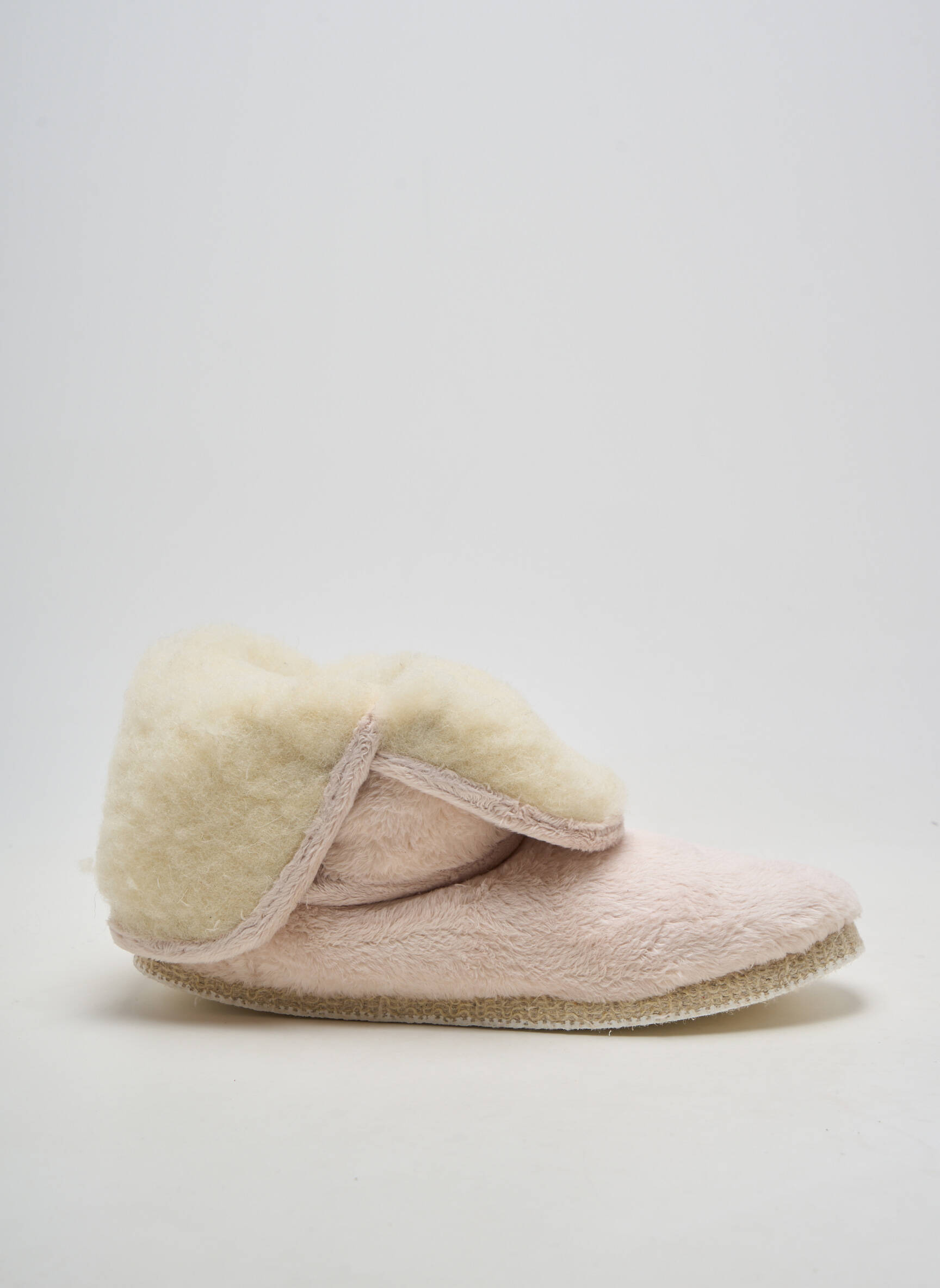 Chaussons/pantoufles tissage velours talon plat jusqu'à 3cm beige L'ATELIER CHARENTAISES femme