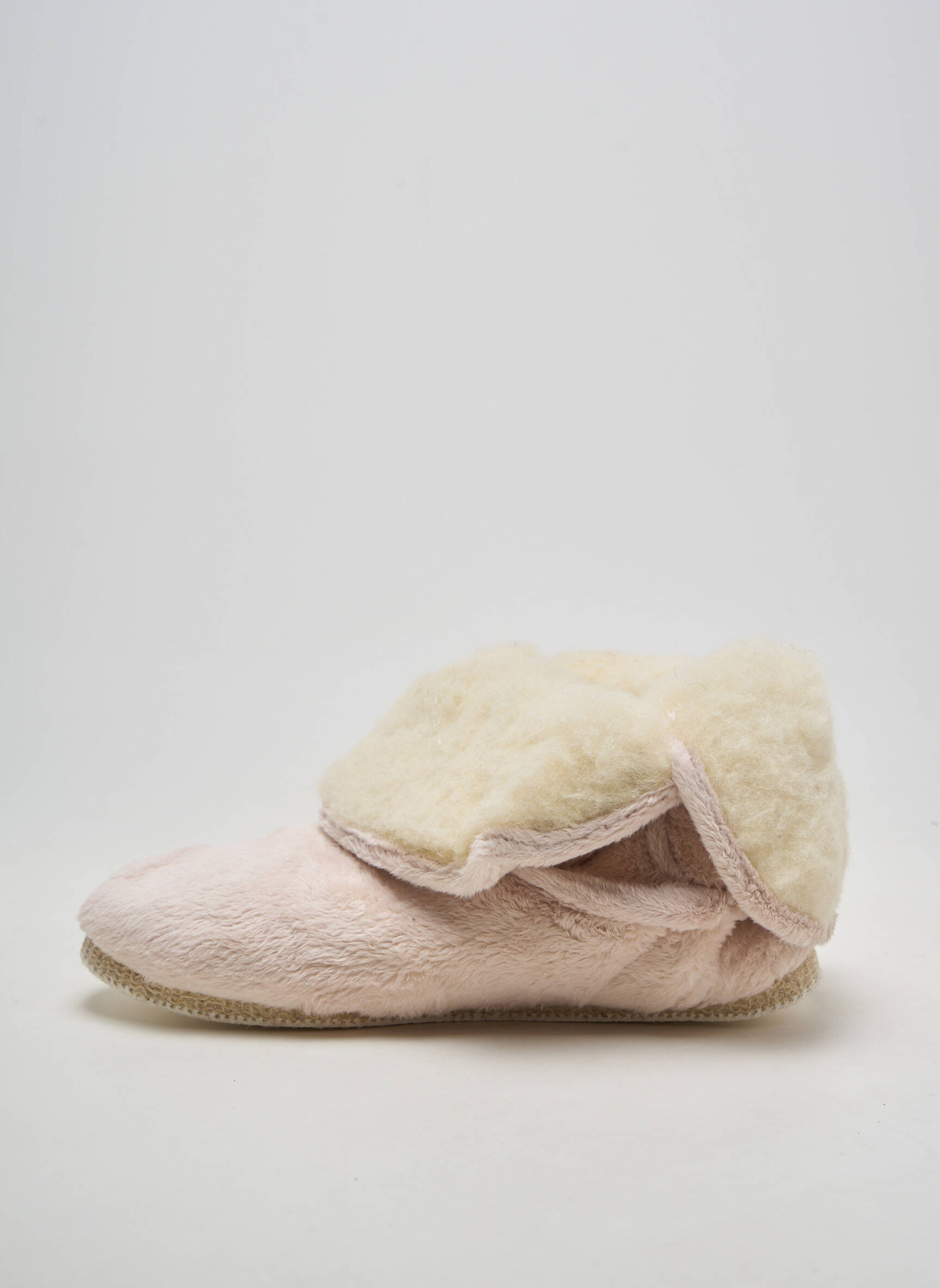 Chaussons/pantoufles tissage velours talon plat jusqu'à 3cm beige L'ATELIER CHARENTAISES femme
