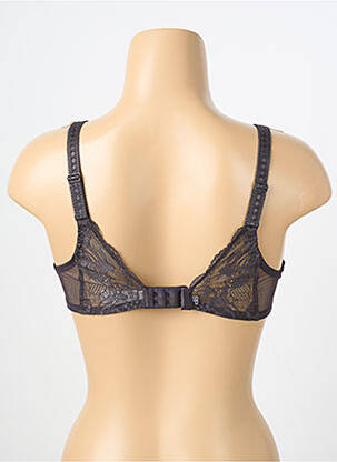 Soutien-gorge tissage dentelle haut soutien-gorge emboitant gris SIMONE PERELE femme