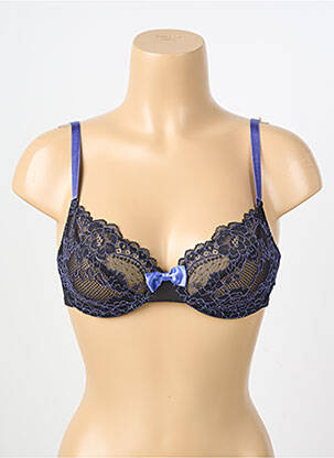 Soutien-gorge légère et transparente haut soutien-gorge emboitant bleu PASSIONATA femme