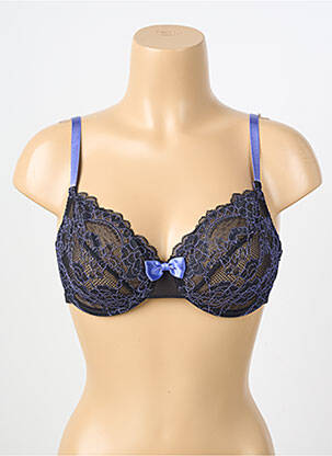 Soutien-gorge légère et transparente haut soutien-gorge emboitant bleu PASSIONATA femme