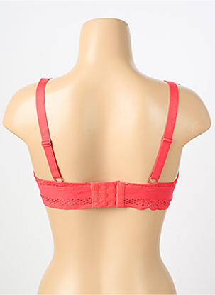 Soutien-gorge effet matière satinée haut soutien-gorge emboitant rouge IMPLICITE femme