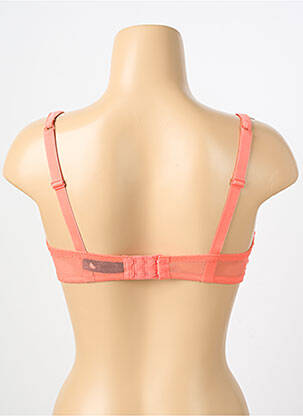 Soutien-gorge légère et transparente haut soutien-gorge emboitant orange IMPLICITE femme