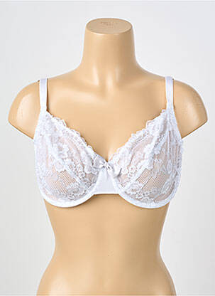 Soutien-gorge effet matière satinée blanc PASSIONATA femme
