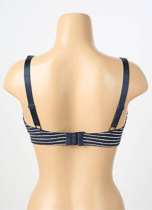Soutien-gorge effet matière satinée haut soutien-gorge emboitant bleu PASSIONATA femme