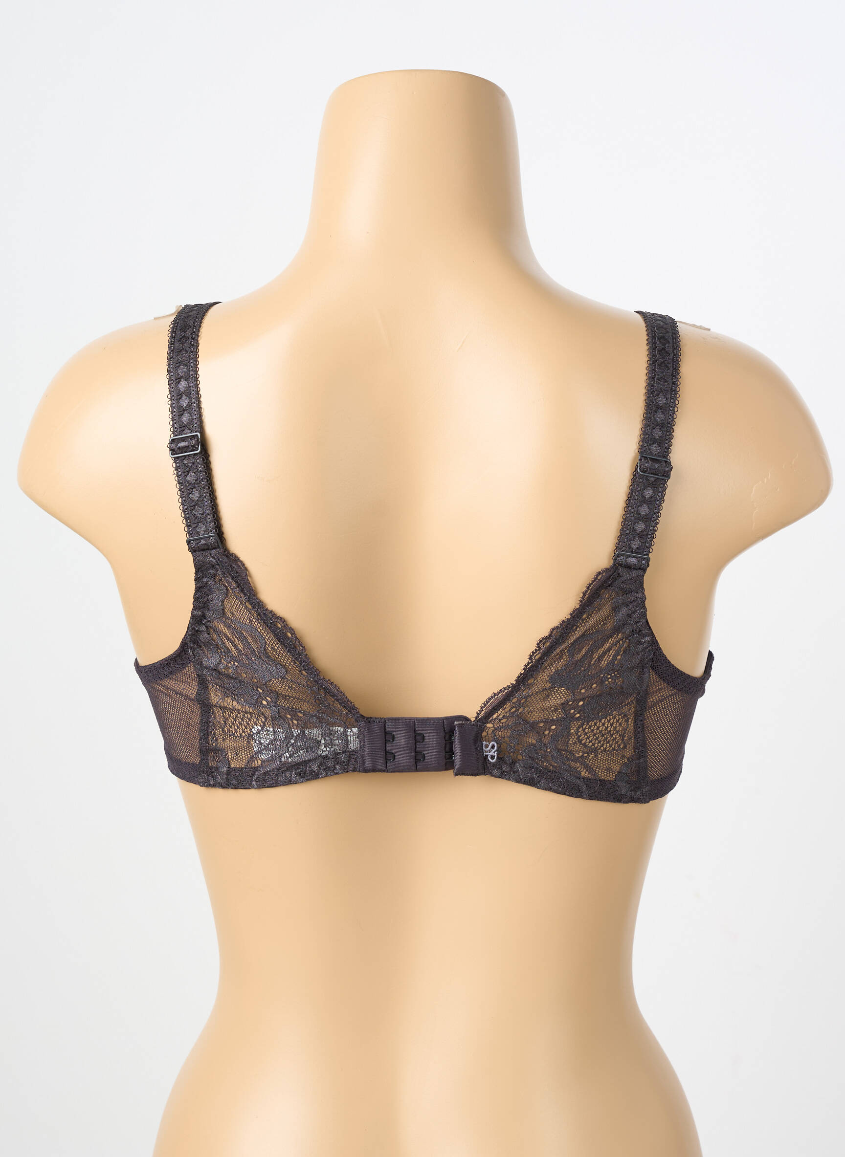 Soutien-gorge tissage dentelle haut soutien-gorge emboitant gris SIMONE PERELE femme