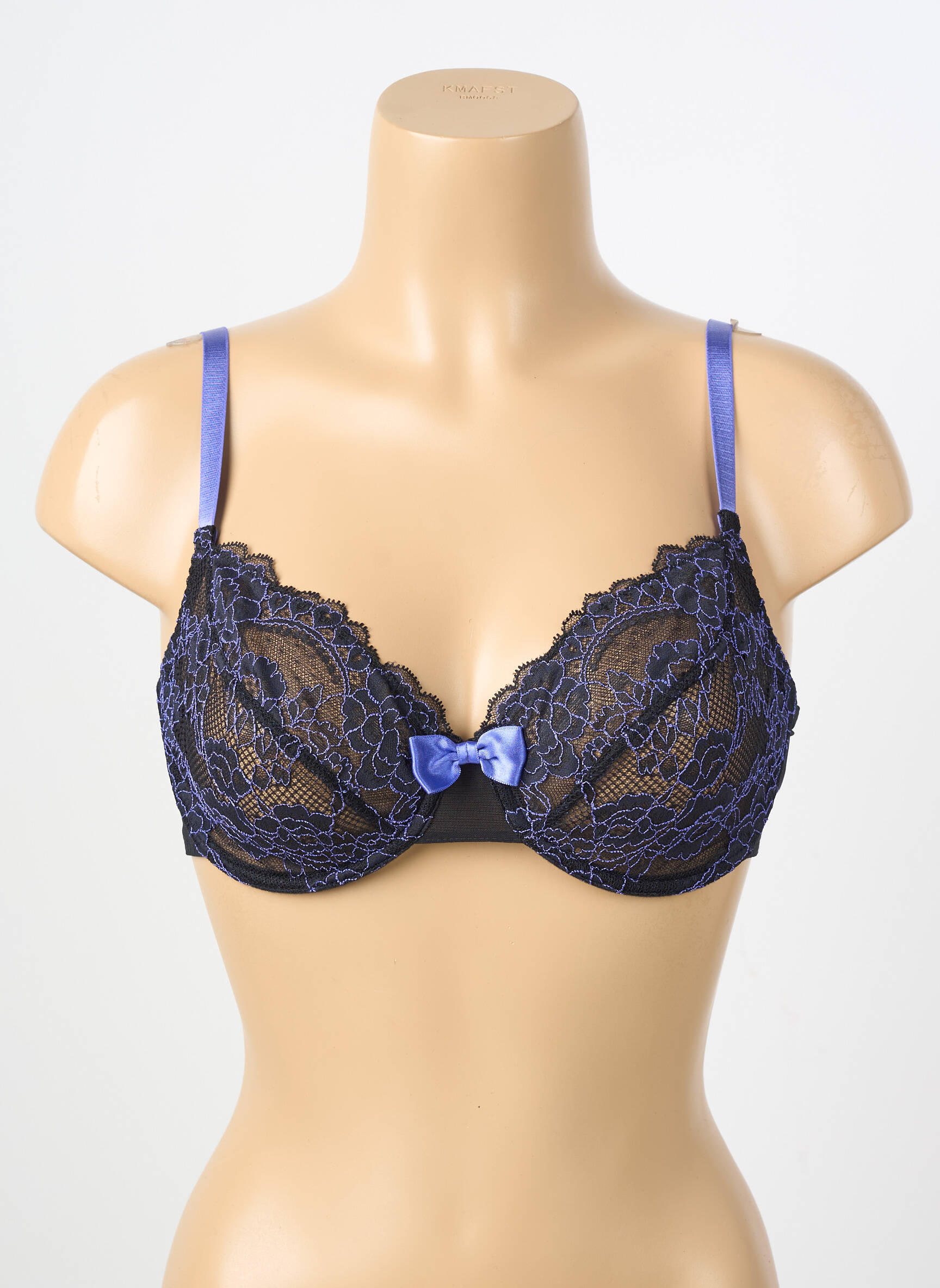 Soutien-gorge légère et transparente haut soutien-gorge emboitant bleu PASSIONATA femme