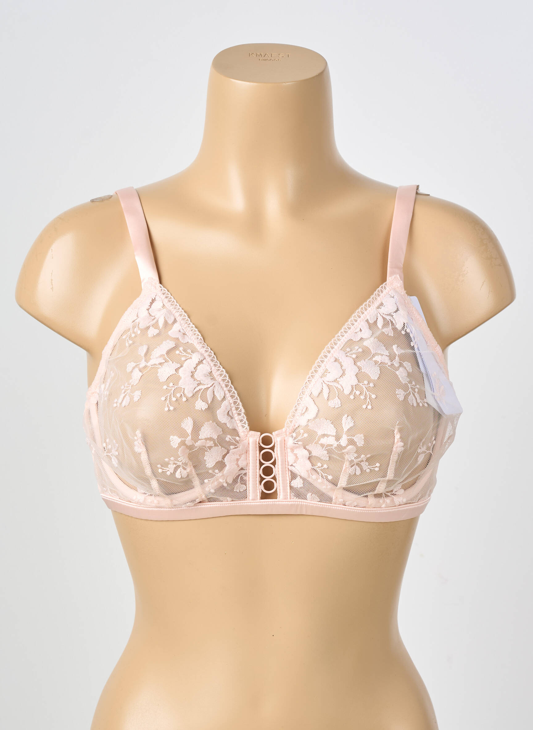 Soutien-gorge broderie haut soutien-gorge emboitant rose SIMONE PERELE femme