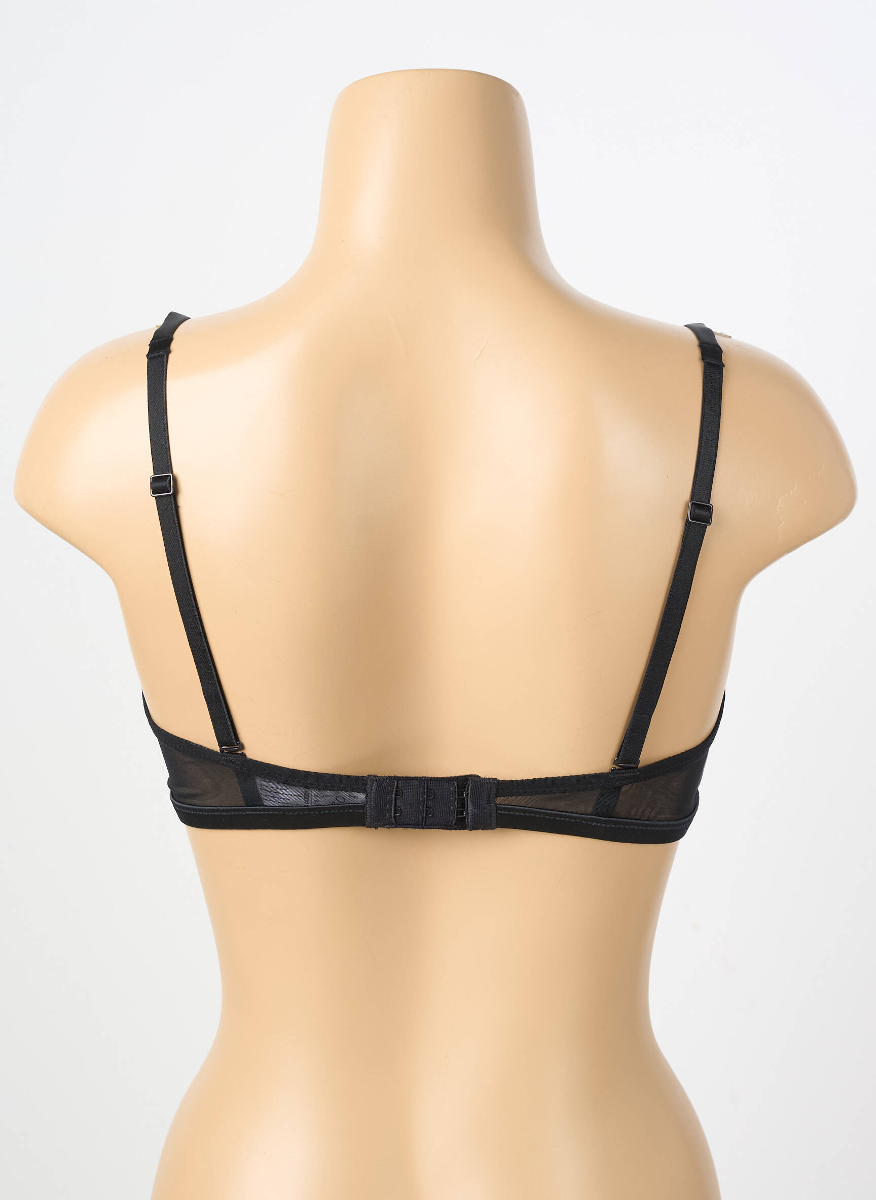 Soutien-gorge effet matière satinée haut soutien-gorge balconnet noir SIMONE PERELE femme