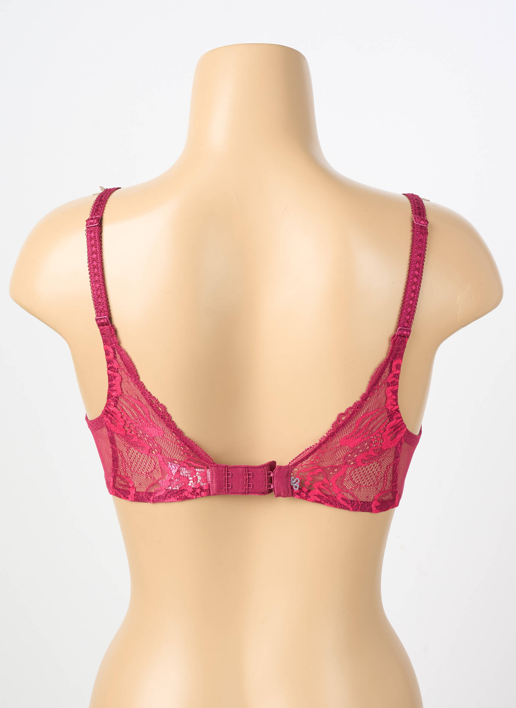 Soutien-gorge effet matière satinée haut soutien-gorge balconnet violet SIMONE PERELE femme
