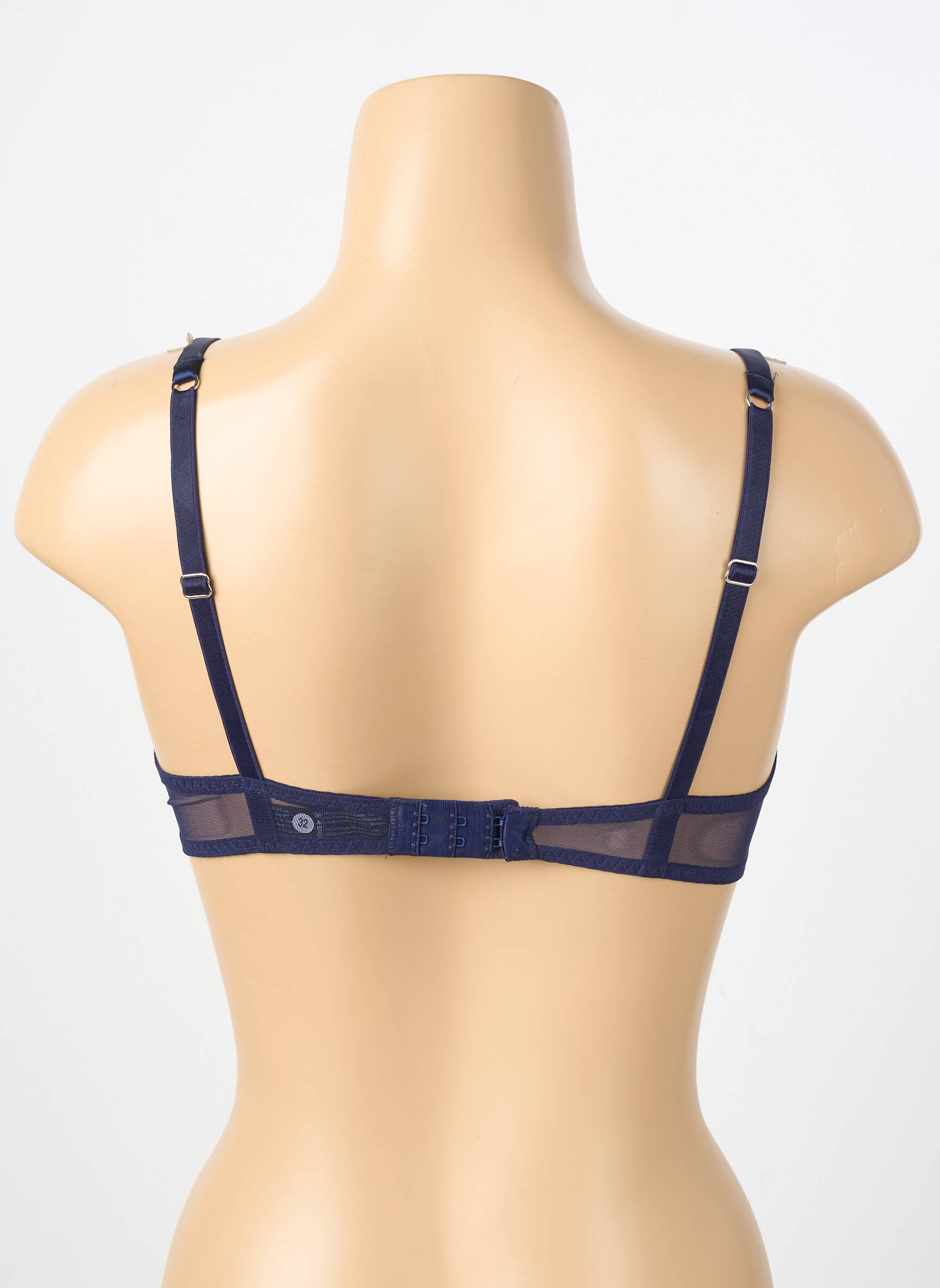 Soutien-gorge légère et transparente haut soutien-gorge emboitant bleu IMPLICITE femme