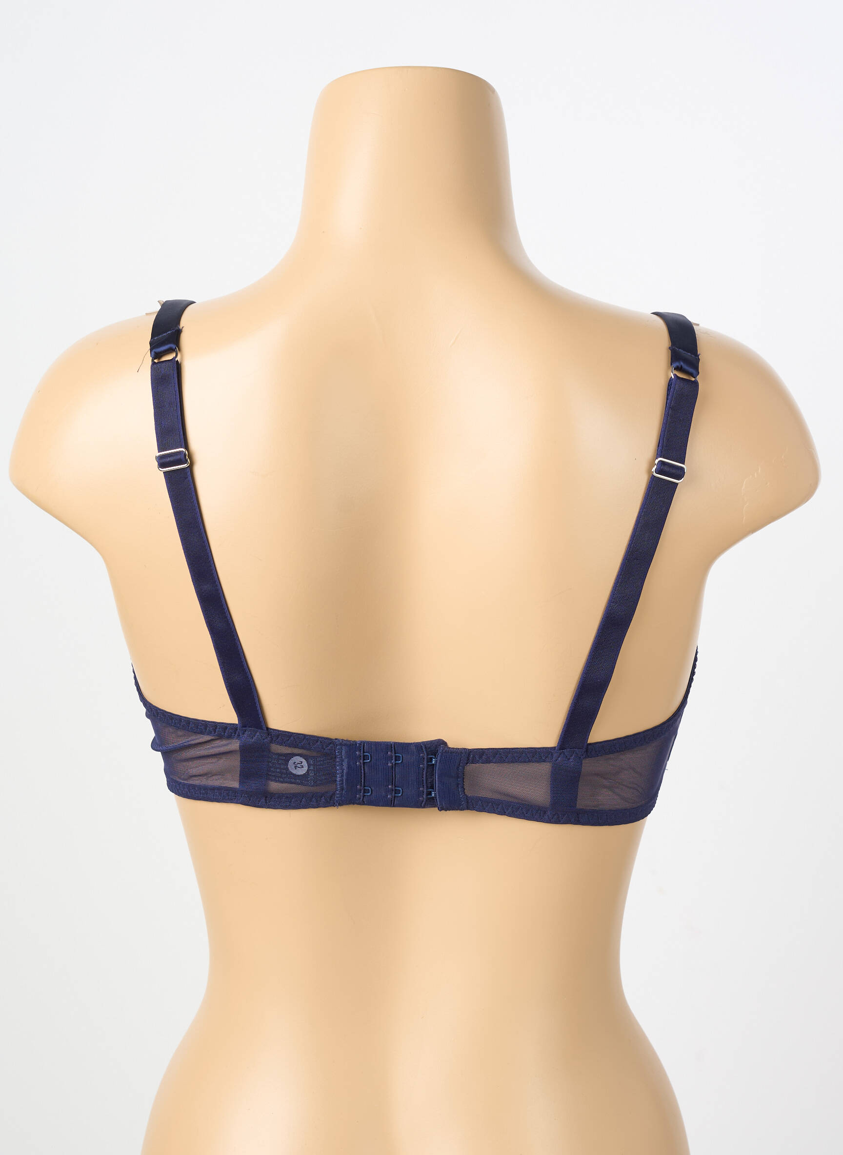 Soutien-gorge légère et transparente haut soutien-gorge emboitant bleu IMPLICITE femme