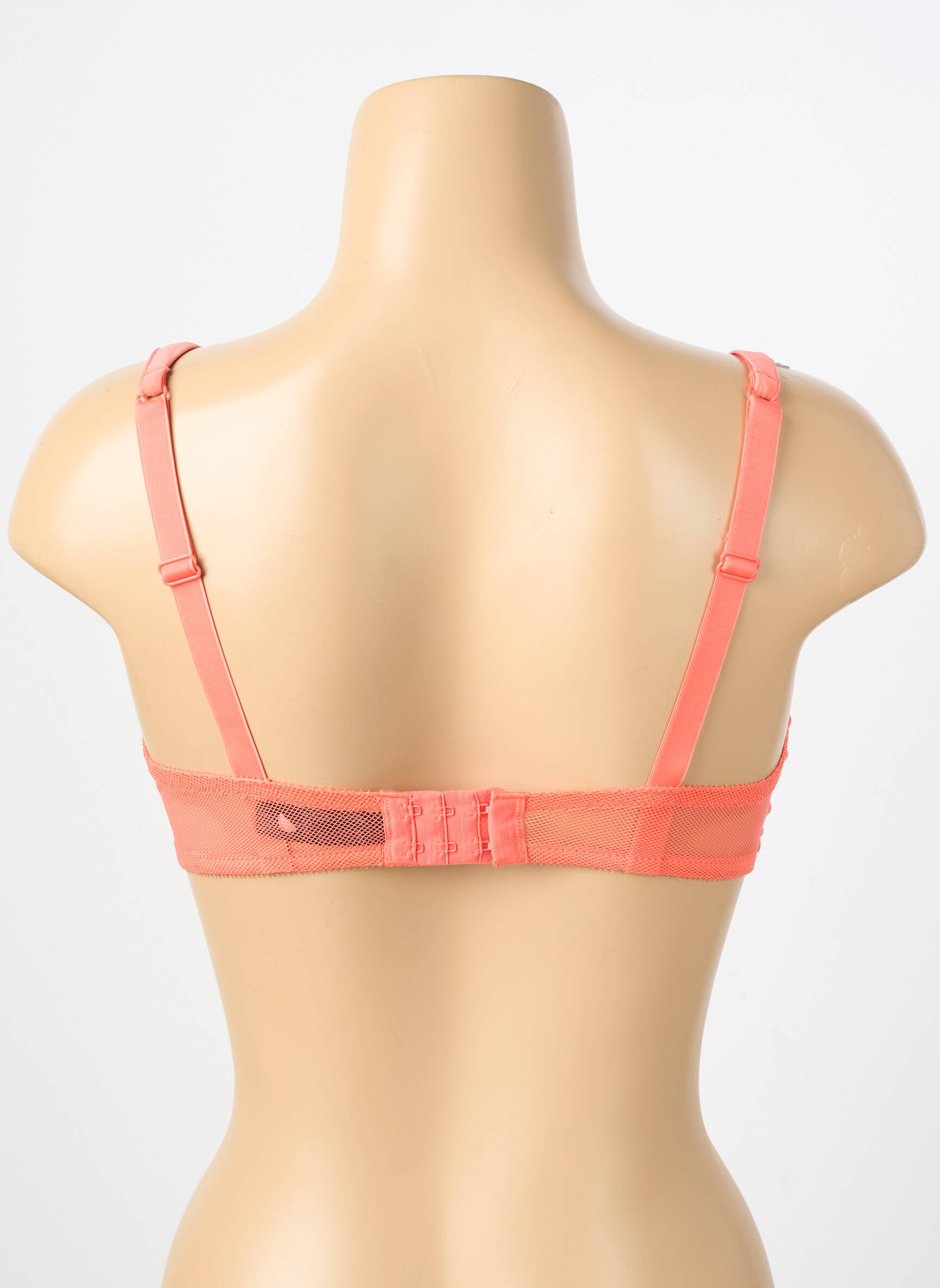 Soutien-gorge légère et transparente haut soutien-gorge emboitant orange IMPLICITE femme