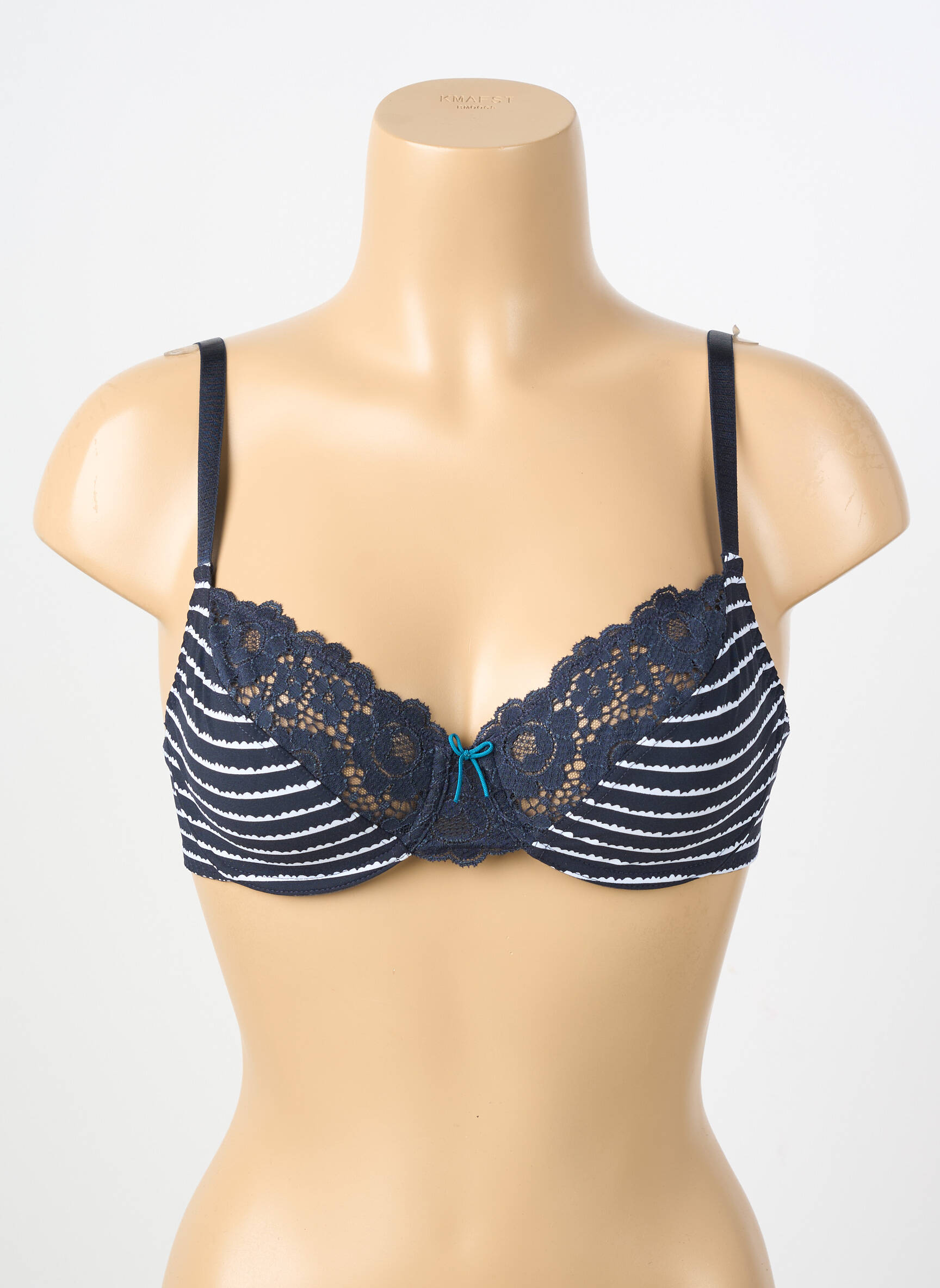 Soutien-gorge effet matière satinée haut soutien-gorge emboitant bleu PASSIONATA femme