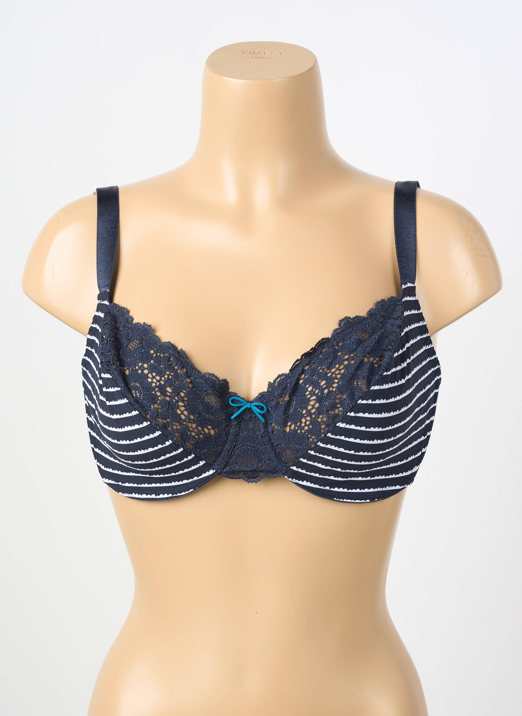 Soutien-gorge effet matière satinée haut soutien-gorge emboitant bleu PASSIONATA femme