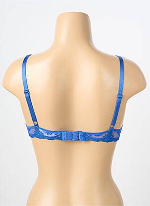 Soutien-gorge effet matière satinée haut soutien-gorge moulé bleu PASSIONATA femme