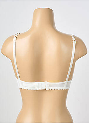 Soutien-gorge effet matière satinée haut soutien-gorge push-up blanc PASSIONATA femme