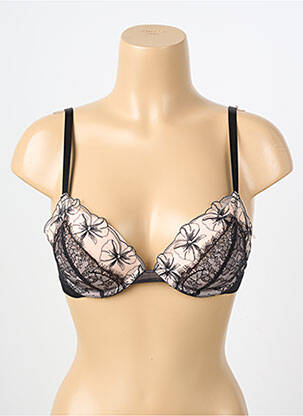 Soutien-gorge effet matière satinée haut soutien-gorge push-up noir PASSIONATA femme