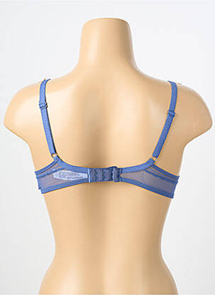 Soutien-gorge effet matière satinée haut soutien-gorge push-up bleu PASSIONATA femme