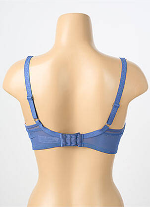 Soutien-gorge effet matière satinée haut soutien-gorge push-up bleu PASSIONATA femme